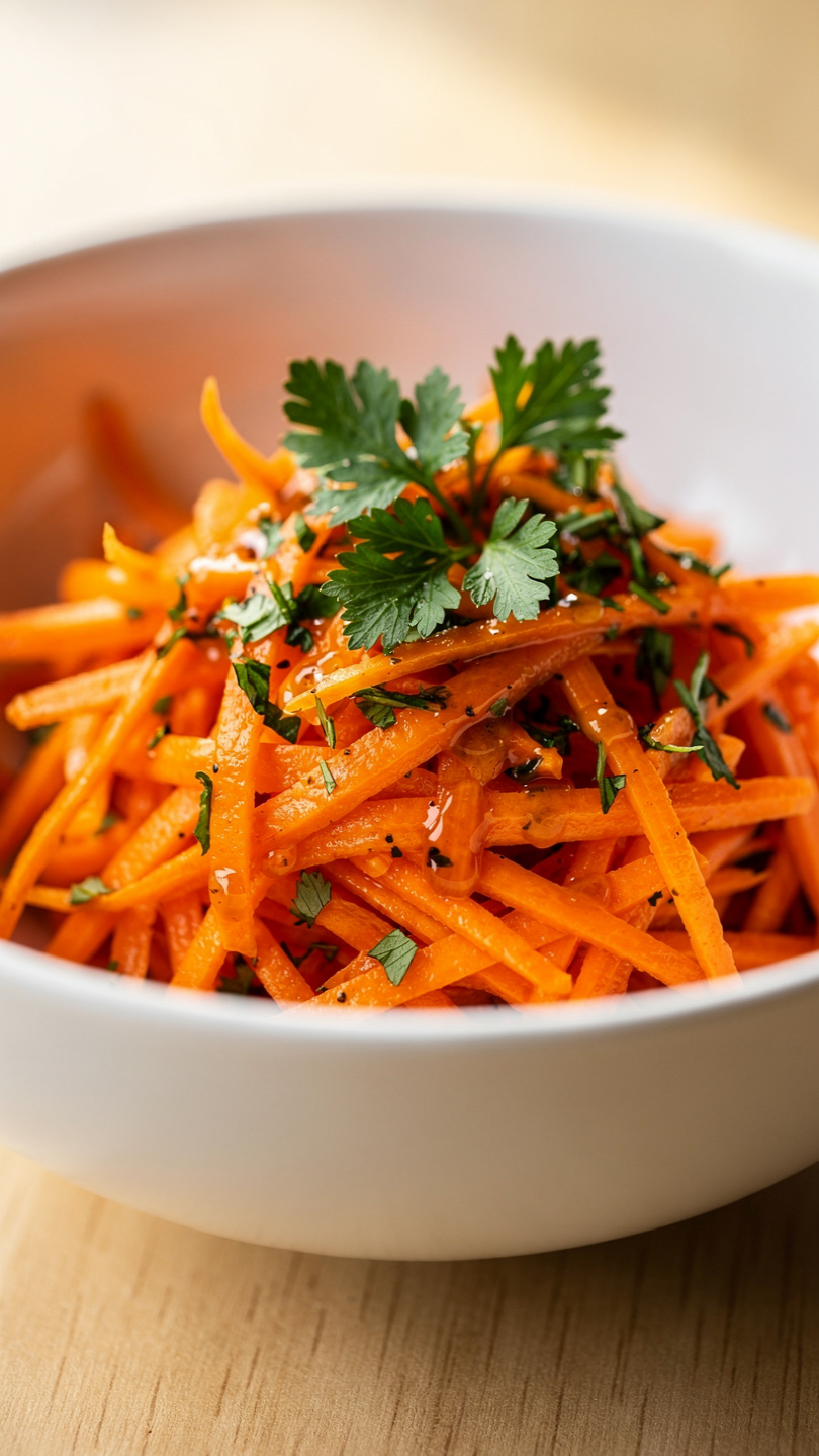 Viral Carrot Salad with Korean-Inspired Dressing