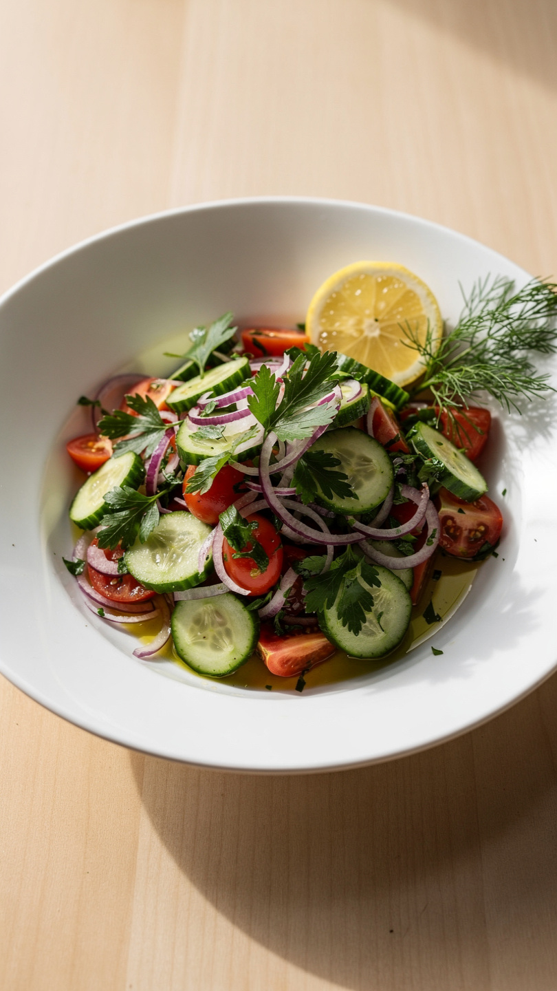 Turkish Shepherd Salad (Çoban Salatası) – Fresh, Easy, and Irresistible